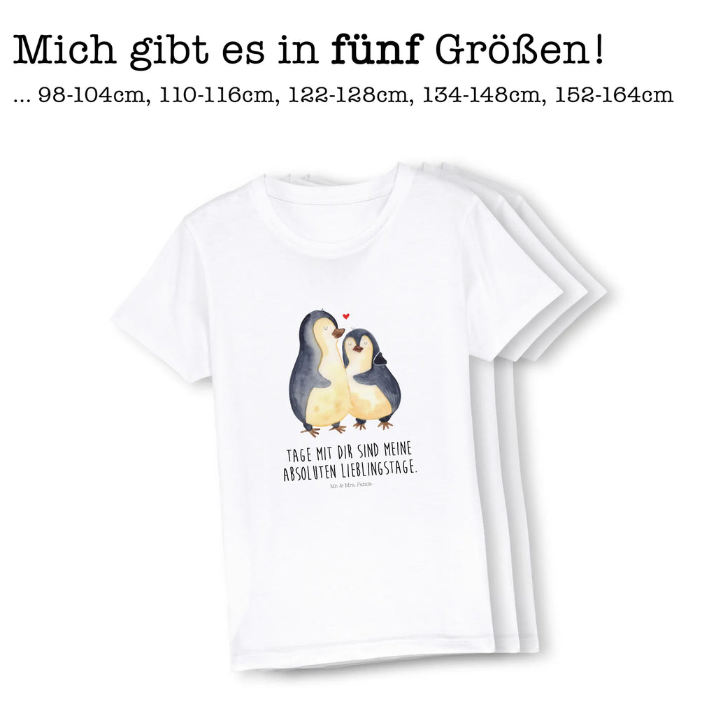 Organic Kinder T-Shirt Pinguin umarmen Kinder T-Shirt, Kinder T-Shirt Mädchen, Kinder T-Shirt Jungen, Pinguin, Liebe, Liebespaar, Liebesbeweis, Liebesgeschenk, Verlobung, Jahrestag, Hochzeitstag, Hochzeit, Hochzeitsgeschenk