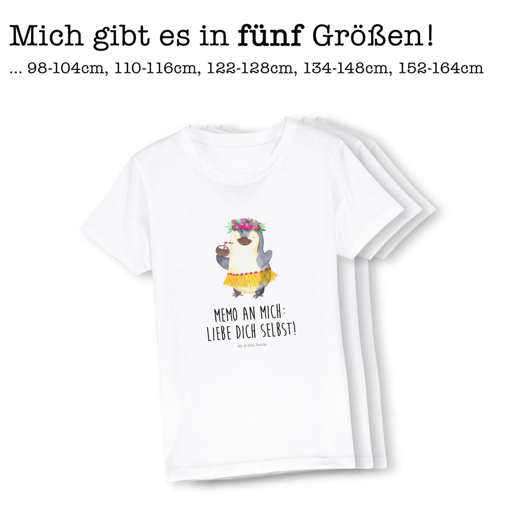 Organic Kinder T-Shirt Pinguin Kokosnuss Kinder T-Shirt, Kinder T-Shirt Mädchen, Kinder T-Shirt Jungen, Pinguin, Aloha, Hawaii, Urlaub, Kokosnuss, Pinguine