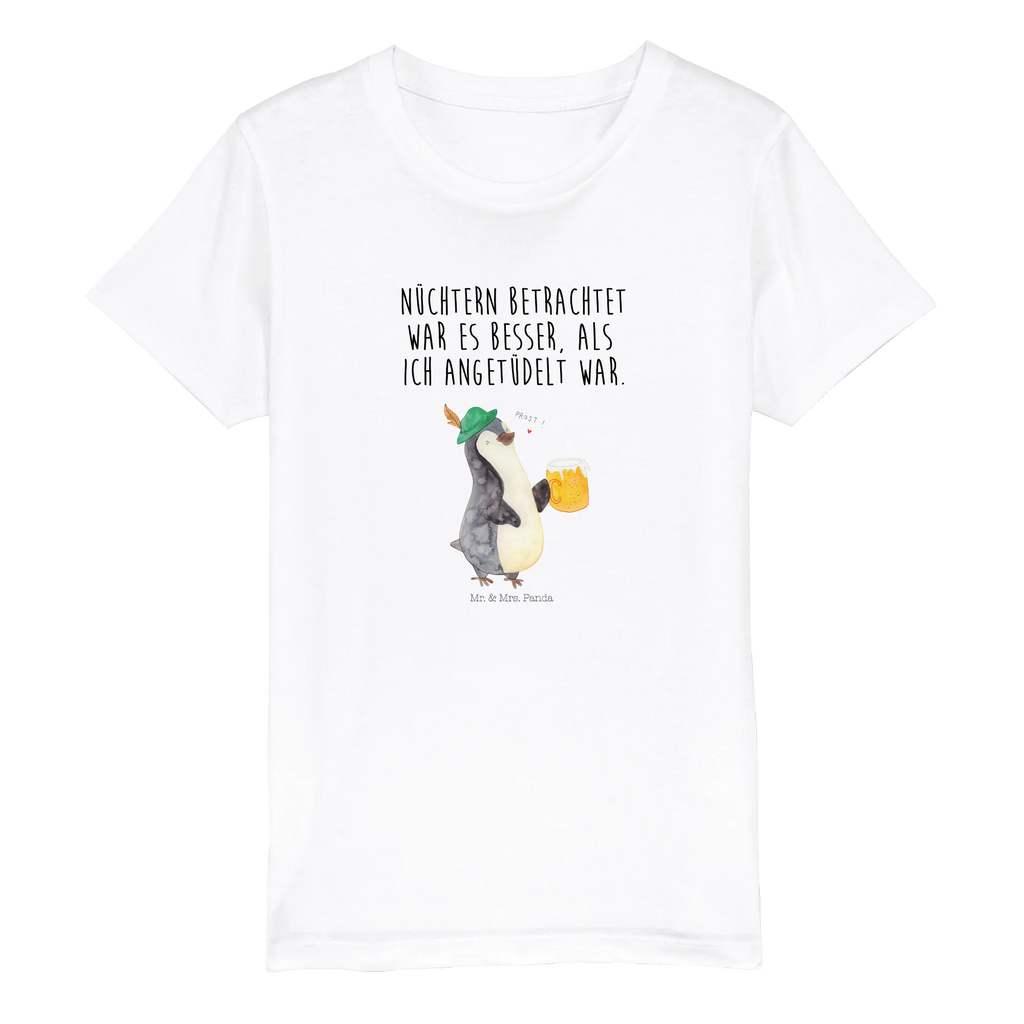 Organic Kinder T-Shirt Pinguin Bier Kinder T-Shirt, Kinder T-Shirt Mädchen, Kinder T-Shirt Jungen, Pinguin, Pinguine, Bier, Oktoberfest