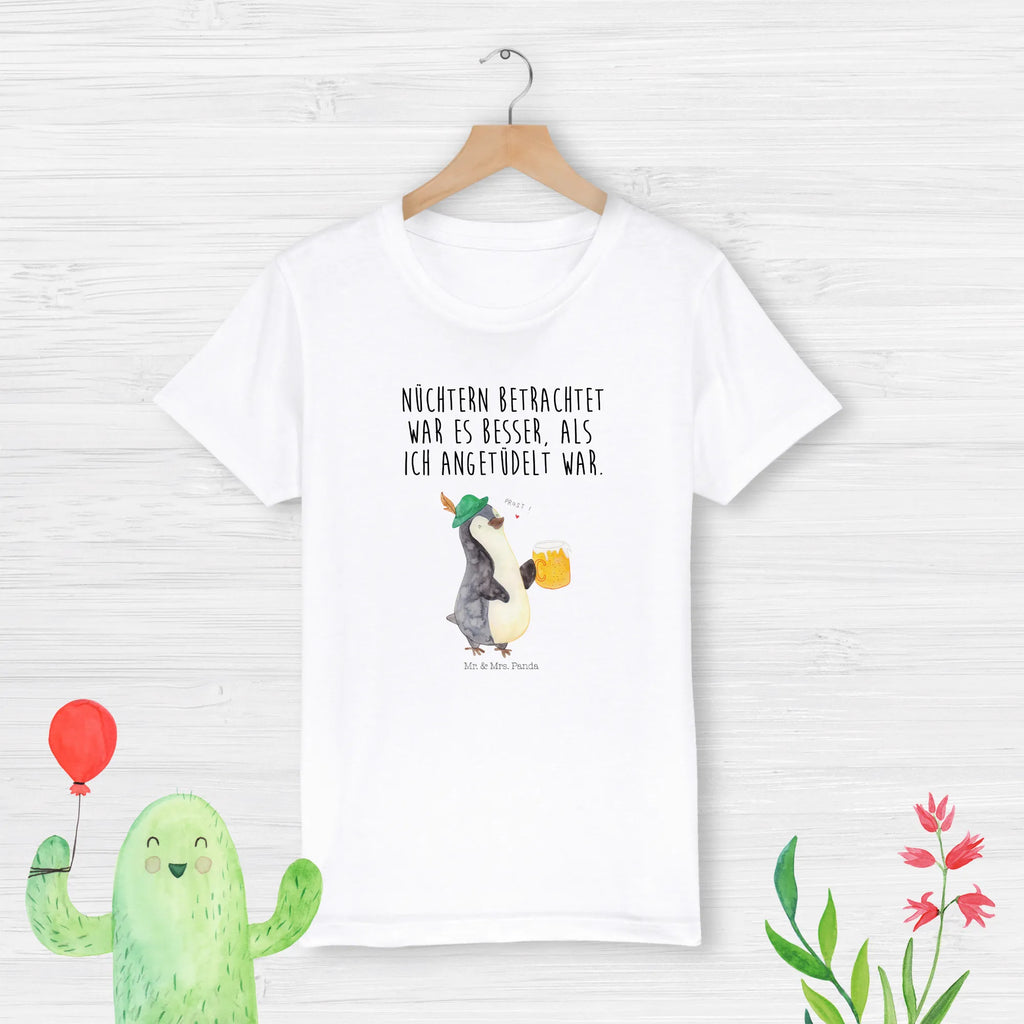 Organic Kinder T-Shirt Pinguin Bier Kinder T-Shirt, Kinder T-Shirt Mädchen, Kinder T-Shirt Jungen, Pinguin, Pinguine, Bier, Oktoberfest