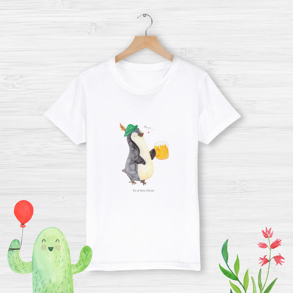 Organic Kinder T-Shirt Pinguin Bier Kinder T-Shirt, Kinder T-Shirt Mädchen, Kinder T-Shirt Jungen, Pinguin, Pinguine, Bier, Oktoberfest