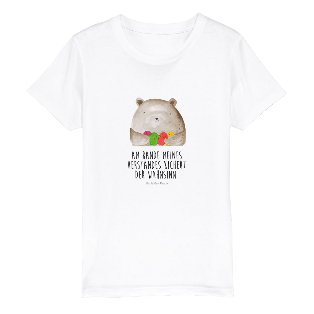 Organic Kinder T-Shirt Bär Gefühl Kinder T-Shirt, Kinder T-Shirt Mädchen, Kinder T-Shirt Jungen, Bär, Teddy, Teddybär, Wahnsinn, Verrückt, Durchgedreht