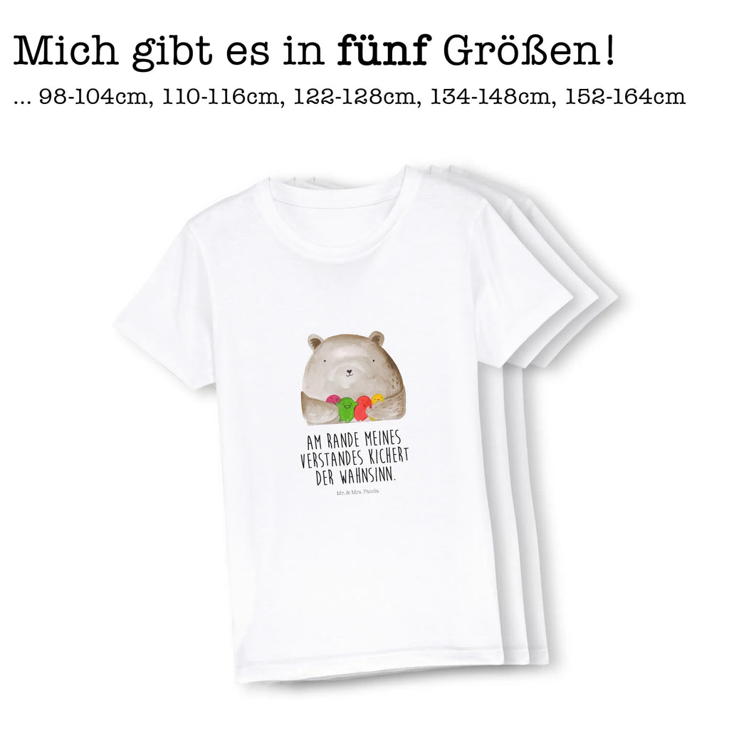 Organic Kinder T-Shirt Bär Gefühl Kinder T-Shirt, Kinder T-Shirt Mädchen, Kinder T-Shirt Jungen, Bär, Teddy, Teddybär, Wahnsinn, Verrückt, Durchgedreht