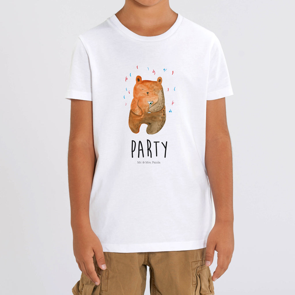 Organic Kinder T-Shirt Bär Party Kinder T-Shirt, Kinder T-Shirt Mädchen, Kinder T-Shirt Jungen, Bär, Teddy, Teddybär, Geburtstag, Geburtstagsgeschenk, Geschenk, Party, Feiern, Abfeiern, Mitbringsel, Gute Laune, Lustig