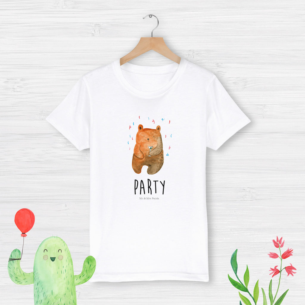 Organic Kinder T-Shirt Bär Party Kinder T-Shirt, Kinder T-Shirt Mädchen, Kinder T-Shirt Jungen, Bär, Teddy, Teddybär, Geburtstag, Geburtstagsgeschenk, Geschenk, Party, Feiern, Abfeiern, Mitbringsel, Gute Laune, Lustig