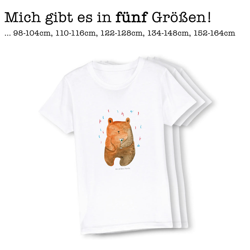 Organic Kinder T-Shirt Bär Party Kinder T-Shirt, Kinder T-Shirt Mädchen, Kinder T-Shirt Jungen, Bär, Teddy, Teddybär, Geburtstag, Geburtstagsgeschenk, Geschenk, Party, Feiern, Abfeiern, Mitbringsel, Gute Laune, Lustig