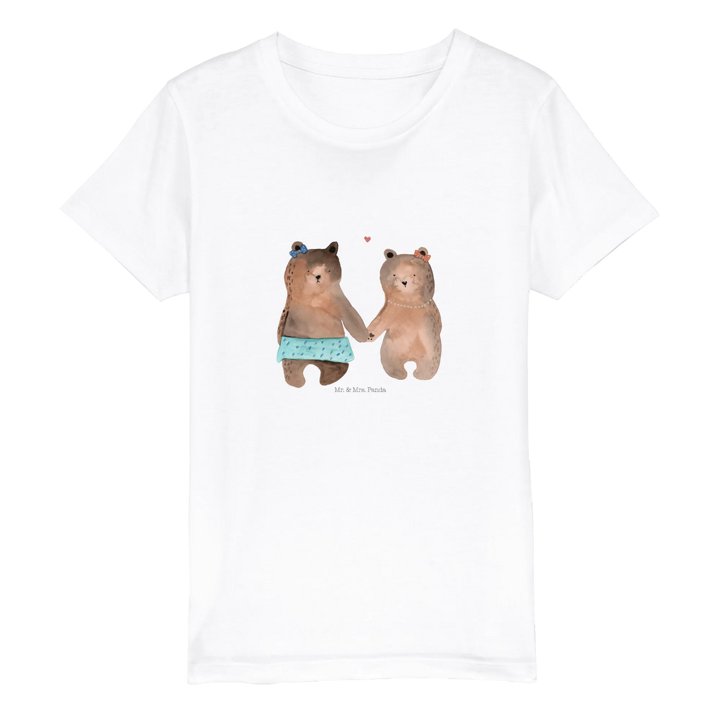 Organic Kinder T-Shirt Bär Freundin Kinder T-Shirt, Kinder T-Shirt Mädchen, Kinder T-Shirt Jungen, Bär, Teddy, Teddybär, Bär Freundin Beste Freund Liebe Liebesbeweis Verliebt Kumpel Kumpeliene