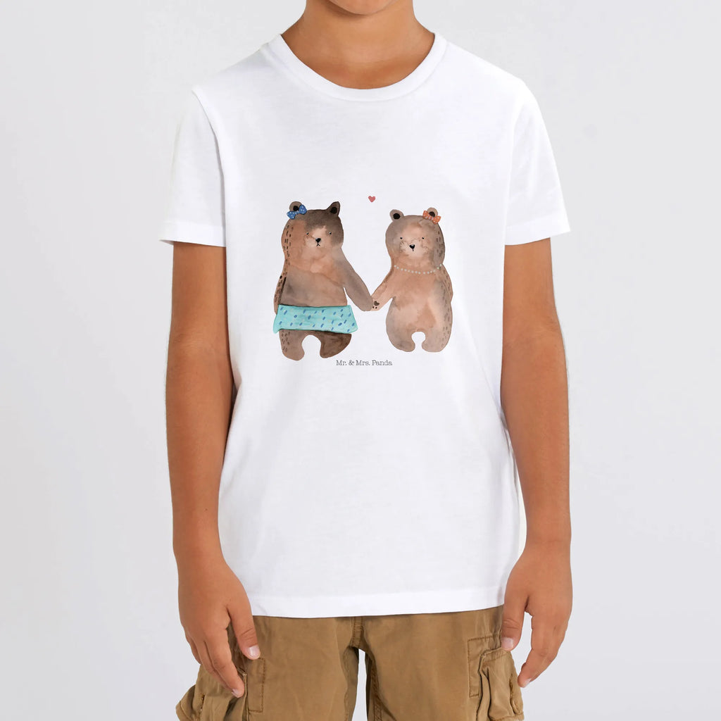 Organic Kinder T-Shirt Bär Freundin Kinder T-Shirt, Kinder T-Shirt Mädchen, Kinder T-Shirt Jungen, Bär, Teddy, Teddybär, Bär Freundin Beste Freund Liebe Liebesbeweis Verliebt Kumpel Kumpeliene