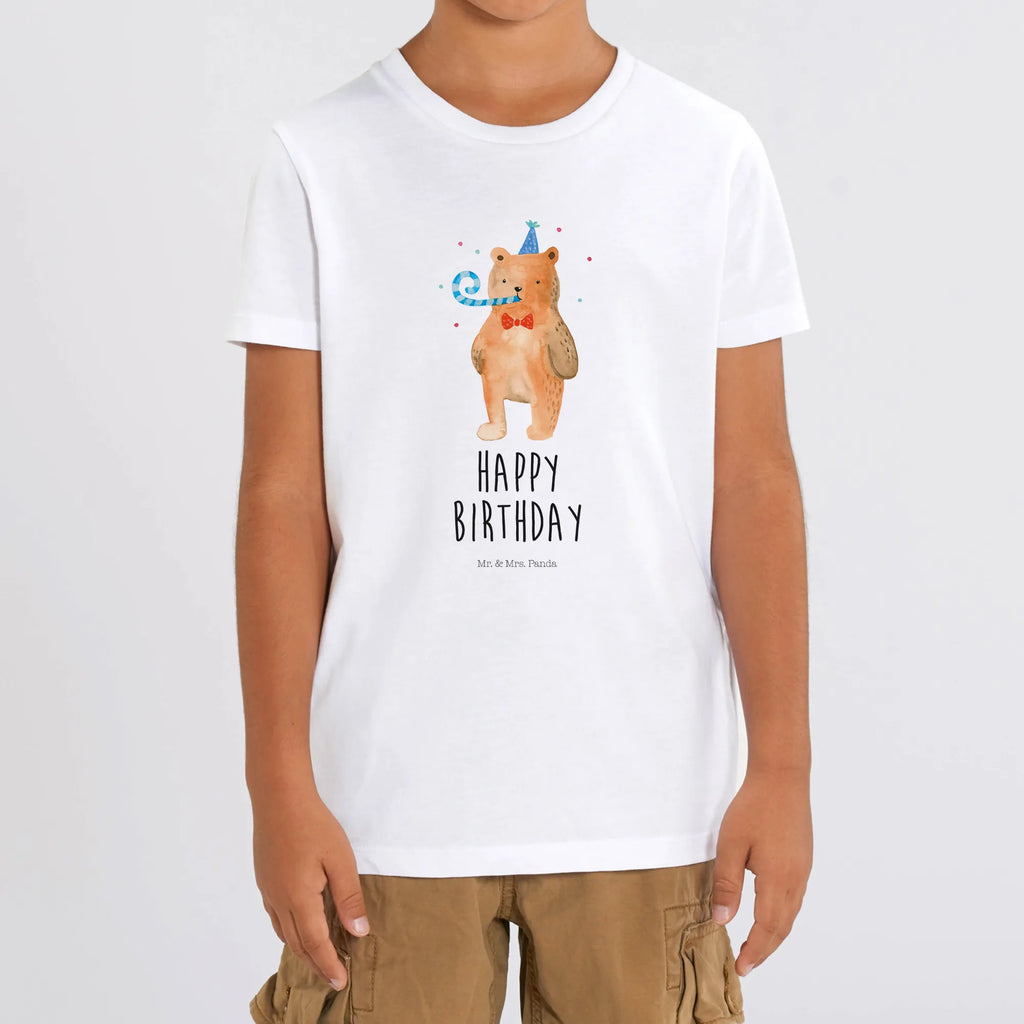 Organic Kinder T-Shirt Bär Geburtstag Kinder T-Shirt, Kinder T-Shirt Mädchen, Kinder T-Shirt Jungen, Bär, Teddy, Teddybär, Happy Birthday, Alles Gute, Glückwunsch, Geburtstag