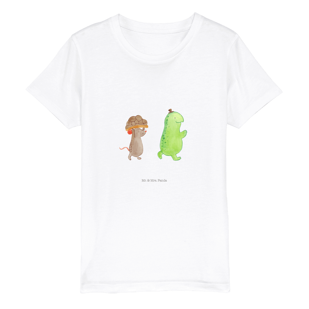 Organic Kinder T-Shirt Schildkröte & Maus Kinder T-Shirt, Kinder T-Shirt Mädchen, Kinder T-Shirt Jungen, Schildkröte, Maus, Freunde, Freundinnen, beste Freunde, beste Freundinnen