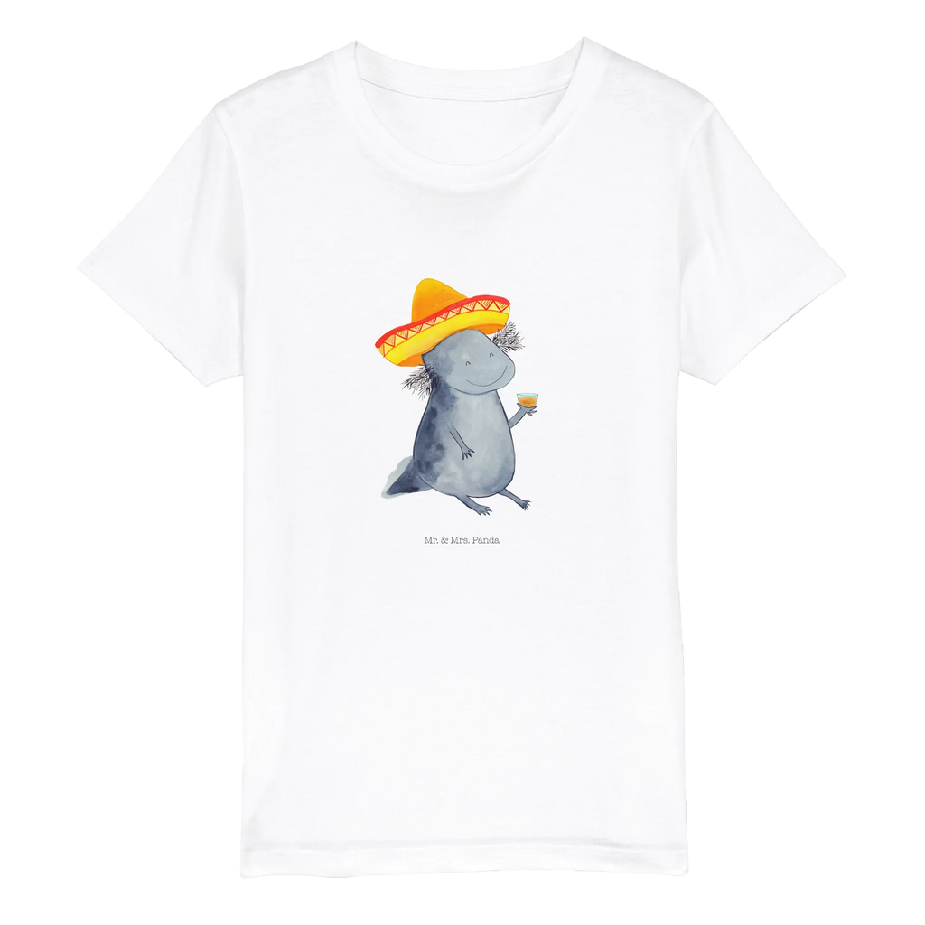 Organic Kinder T-Shirt Axolotl Tequila Kinder T-Shirt, Kinder T-Shirt Mädchen, Kinder T-Shirt Jungen, Axolotl, Molch, Mexico, Mexiko, Sombrero, Zitrone, Tequila, Motivation, Spruch, Schwanzlurch, Lurch, Lurche, Axolot, Feuerdrache, Feuersalamander