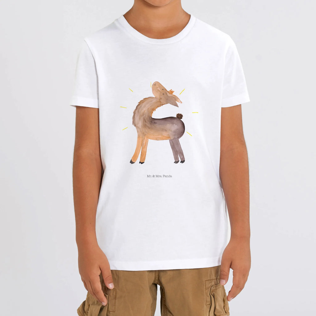 Organic Kinder T-Shirt Lama stolz Kinder T-Shirt, Kinder T-Shirt Mädchen, Kinder T-Shirt Jungen, Lama, Alpaka, Lamas, Außenseiter, Anders, Neustart, stolz, Hippie, Freundin, Freundinnen, beste Freundin, Kumpel, Familie, Family