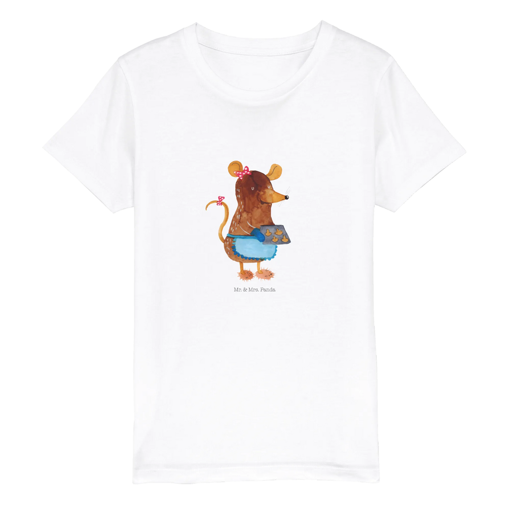 Organic Kinder T-Shirt Maus Kekse Kinder T-Shirt, Kinder T-Shirt Mädchen, Kinder T-Shirt Jungen, Winter, Weihnachten, Weihnachtsdeko, Nikolaus, Advent, Heiligabend, Wintermotiv, Maus, Kekse, backen, Weihnachtskekse, Plätzchen, Weihnachtsbäckerei, Chaosqueen