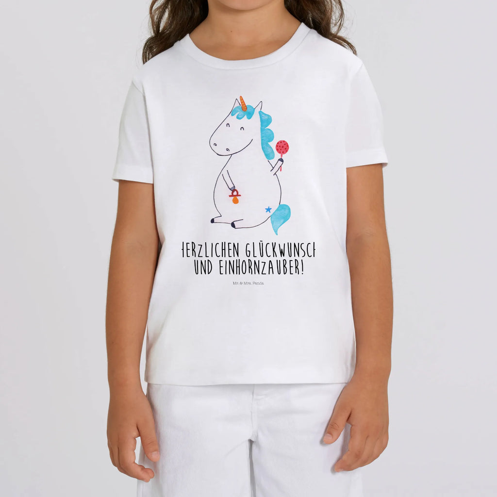 Organic Kinder T-Shirt Einhorn Baby Kinder T-Shirt, Kinder T-Shirt Mädchen, Kinder T-Shirt Jungen, Einhorn, Einhörner, Einhorn Deko, Pegasus, Unicorn, Mutter, Geburt, Geburtstag, erstes Kind, Baby, Babyglück, Nachwuchs, Eltern, Party, Kind, Schnuller