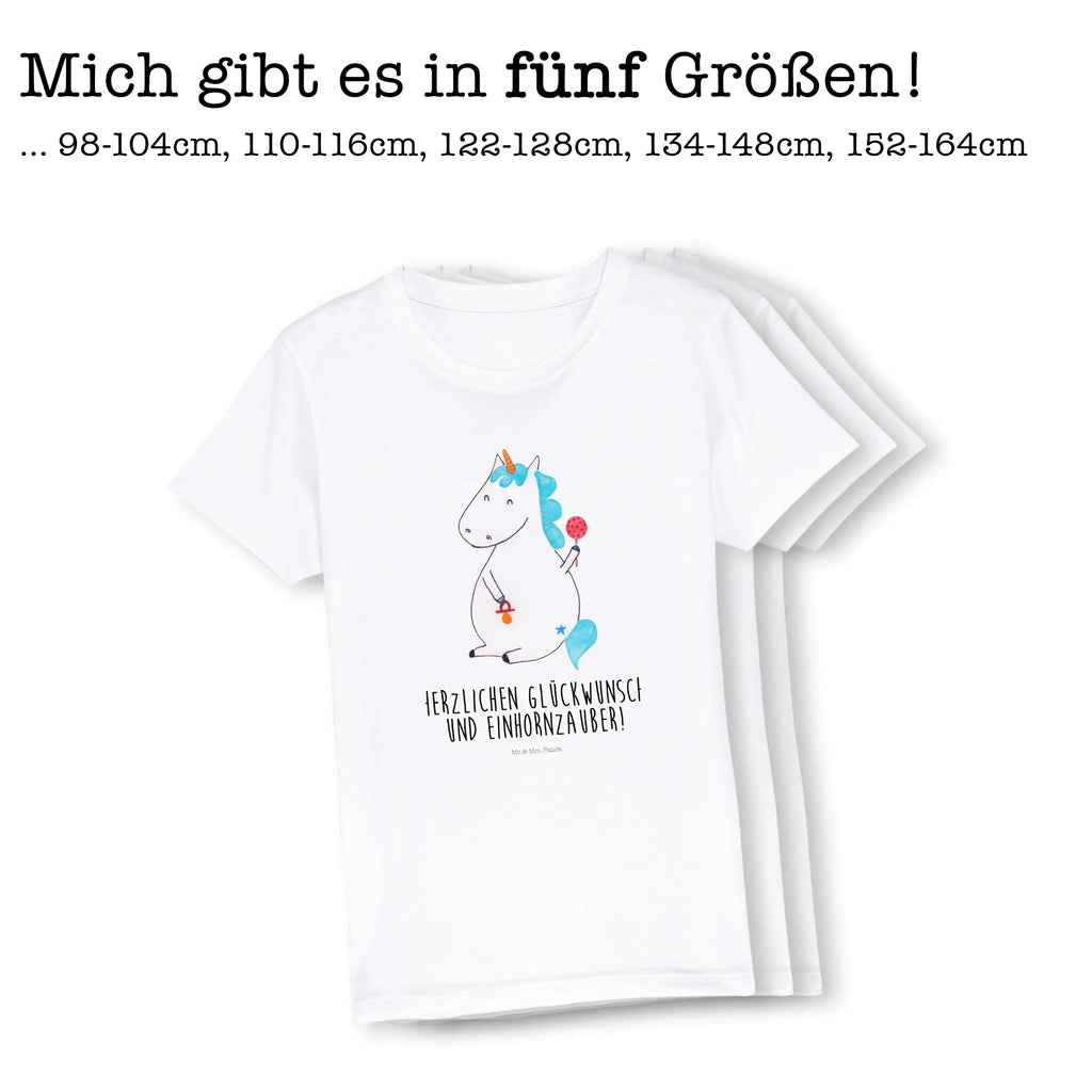 Organic Kinder T-Shirt Einhorn Baby Kinder T-Shirt, Kinder T-Shirt Mädchen, Kinder T-Shirt Jungen, Einhorn, Einhörner, Einhorn Deko, Pegasus, Unicorn, Mutter, Geburt, Geburtstag, erstes Kind, Baby, Babyglück, Nachwuchs, Eltern, Party, Kind, Schnuller