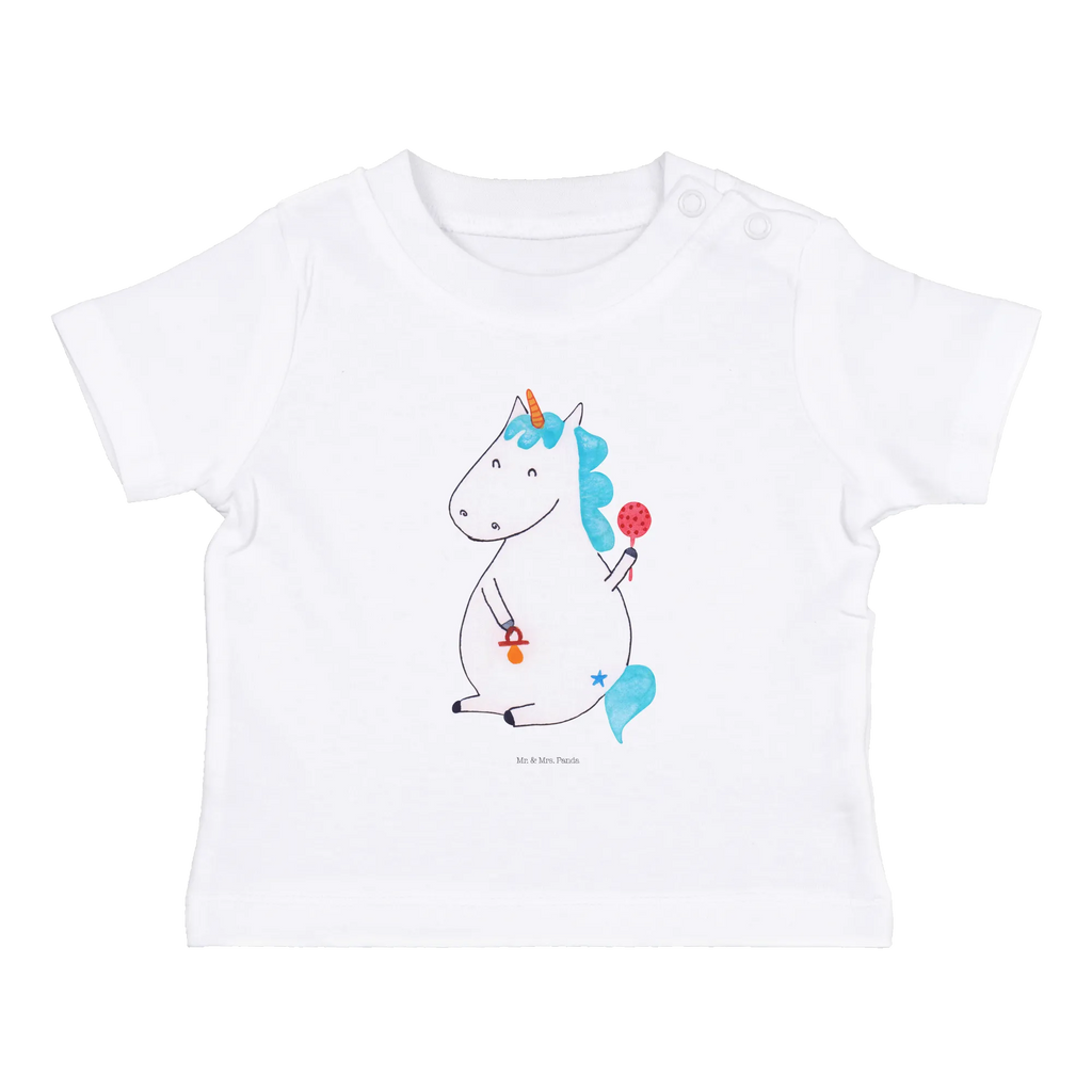 Organic Baby Shirt Einhorn Baby Baby T-Shirt, Jungen Baby T-Shirt, Mädchen Baby T-Shirt, Shirt, Einhorn, Einhörner, Einhorn Deko, Pegasus, Unicorn, Mutter, Geburt, Geburtstag, erstes Kind, Baby, Babyglück, Nachwuchs, Eltern, Party, Kind, Schnuller