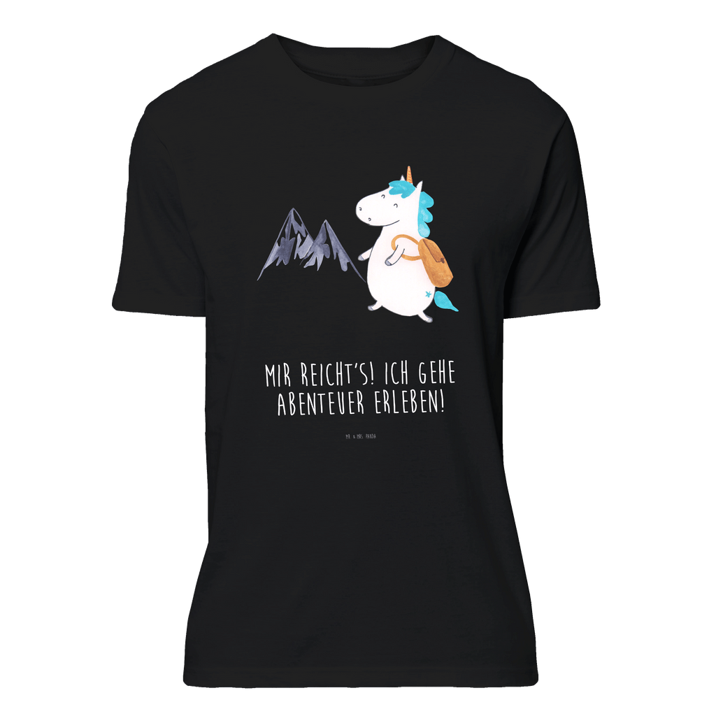 T-Shirt Standard Einhorn Bergsteiger T-Shirt, Shirt, Tshirt, Lustiges T-Shirt, T-Shirt mit Spruch, Party, Junggesellenabschied, Jubiläum, Geburstag, Herrn, Damen, Männer, Frauen, Schlafshirt, Nachthemd, Sprüche, Einhorn, Einhörner, Einhorn Deko, Pegasus, Unicorn, Bergsteiger, Abenteuer, Berge, Abenteurer, Weltenbummler, Weltreise, Reisen, Urlaub, Entdecker