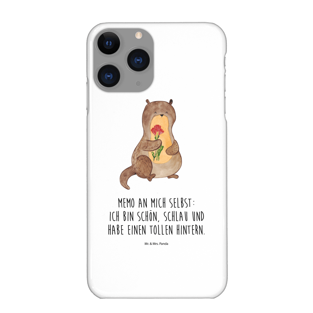 Handyhülle Otter Blumenstrauß Handyhülle, Handycover, Cover, Handy, Hülle, Iphone 10, Iphone X, Otter, Fischotter, Seeotter, Otter Seeotter See Otter