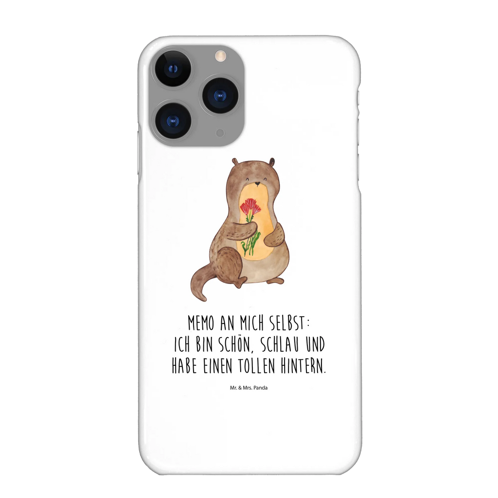 Handyhülle Otter Blumenstrauß Handyhülle, Handycover, Cover, Handy, Hülle, Iphone 10, Iphone X, Otter, Fischotter, Seeotter, Otter Seeotter See Otter