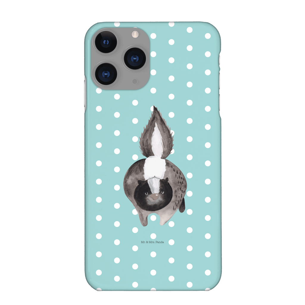 Handyhülle Stinktier Angriff Handyhülle, Handycover, Cover, Handy, Hülle, Iphone 10, Iphone X, Stinktier, Skunk, Wildtier, Raubtier, Stinker, Stinki, wütend, Drohung