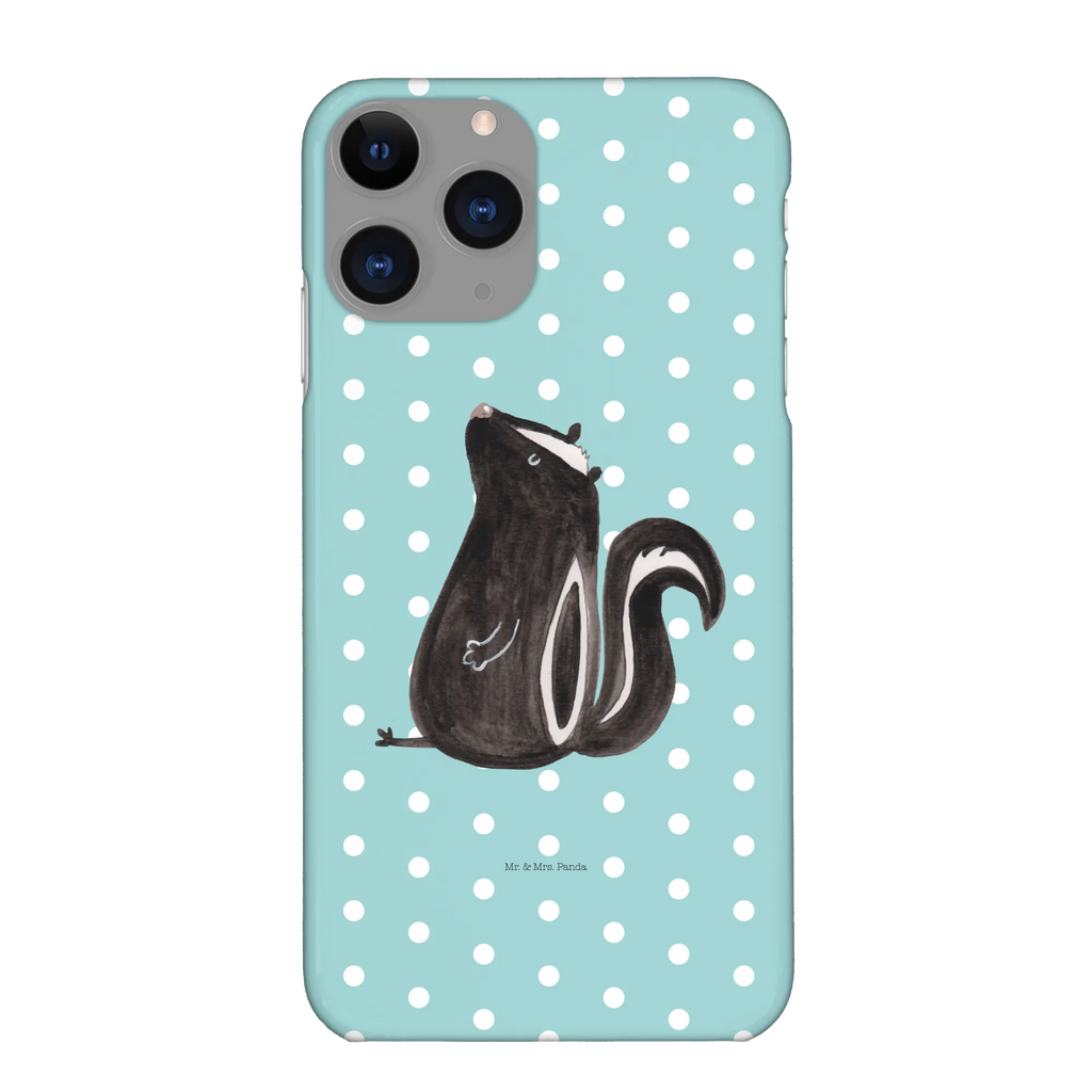 Handyhülle Stinktier Sitzen Handyhülle, Handycover, Cover, Handy, Hülle, Iphone 10, Iphone X, Stinktier, Skunk, Wildtier, Raubtier, Stinker, Stinki, Spruch, Büro, Recht, Besserwisser