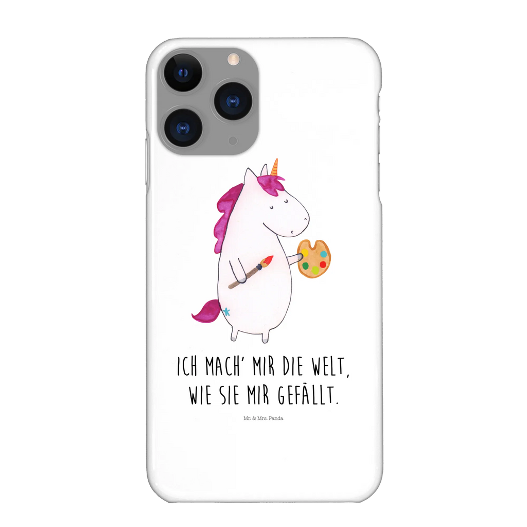 Handyhülle Einhorn Künstler Handyhülle, Handycover, Cover, Handy, Hülle, Iphone 10, Iphone X, Einhorn, Einhörner, Einhorn Deko, Pegasus, Unicorn, Englisch, Künstler, Artist, Malen, Zeichnen, Welt, Farbe, Stift, Pinsel, Geschenk, Maler