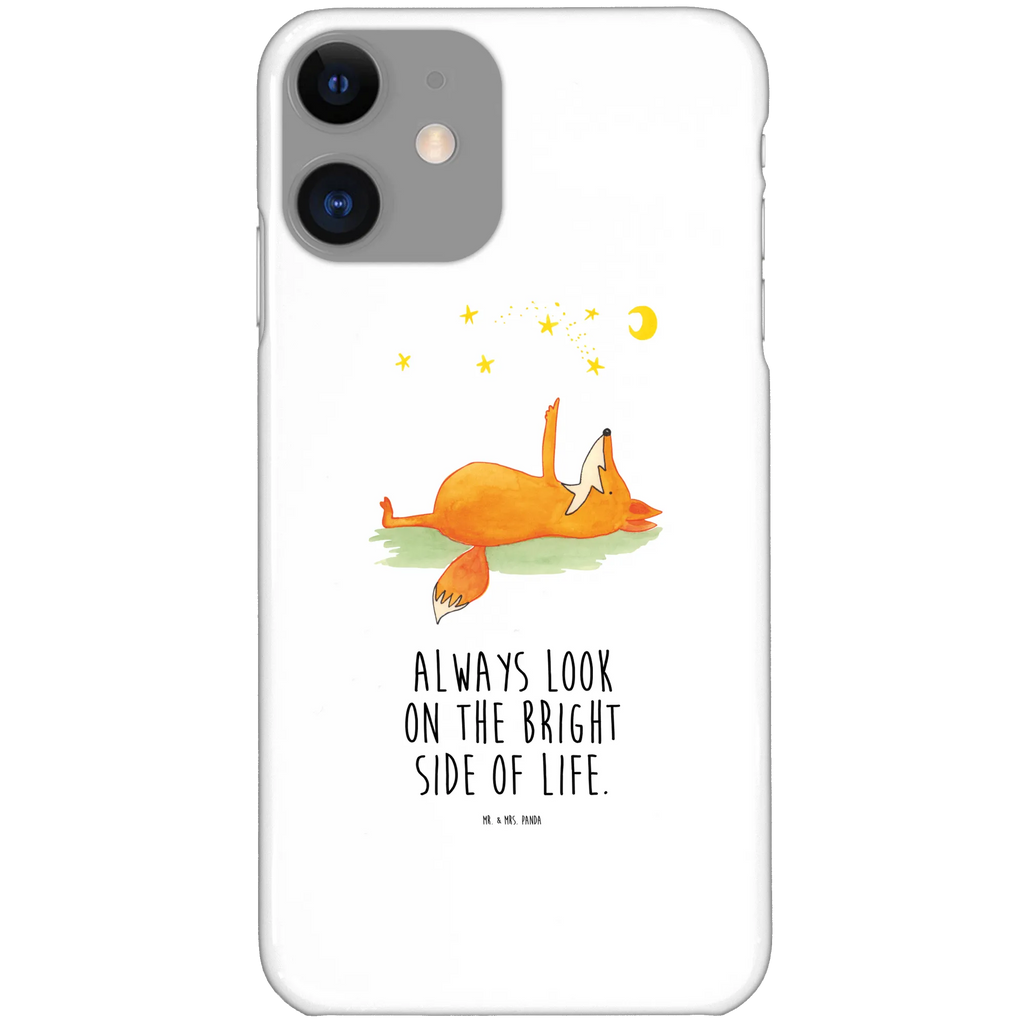 Handyhülle Fuchs Sterne Handyhülle, Handycover, Cover, Handy, Hülle, Iphone 10, Iphone X, Fuchs, Füchse, tröstende Worte, Spruch positiv, Spruch schön, Romantik, Always Look on the Bright Side of Life