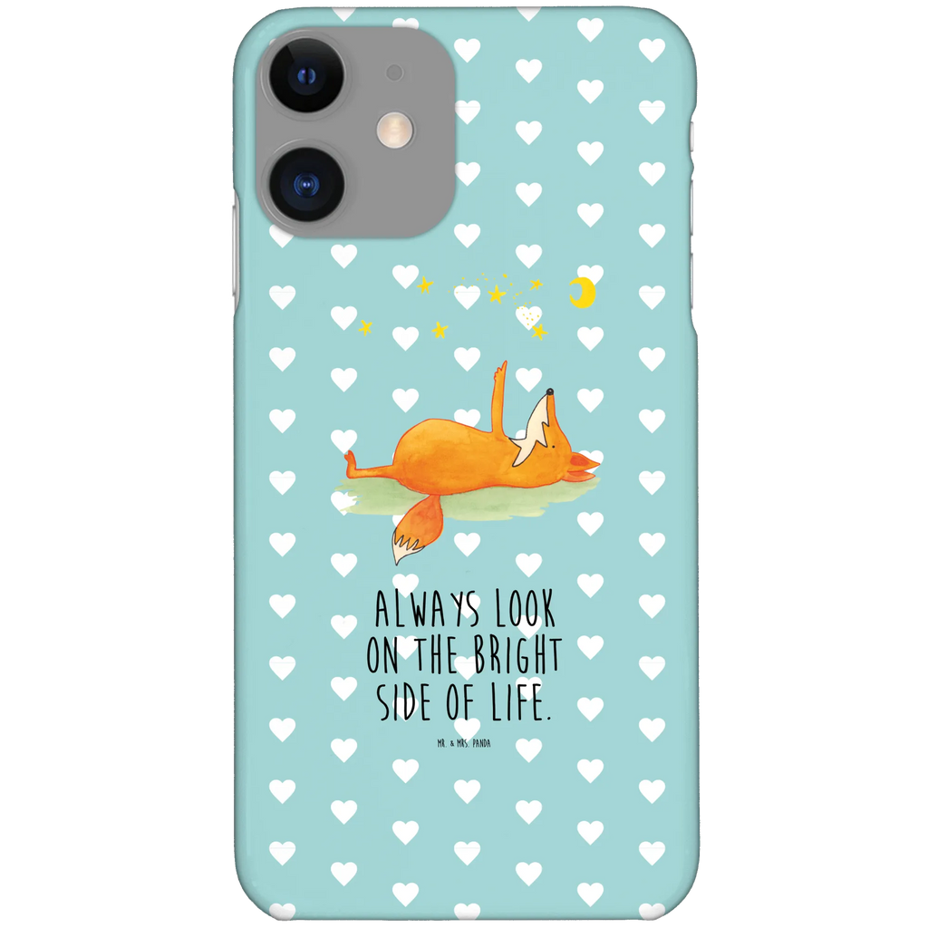 Handyhülle Fuchs Sterne Handyhülle, Handycover, Cover, Handy, Hülle, Iphone 10, Iphone X, Fuchs, Füchse, tröstende Worte, Spruch positiv, Spruch schön, Romantik, Always Look on the Bright Side of Life