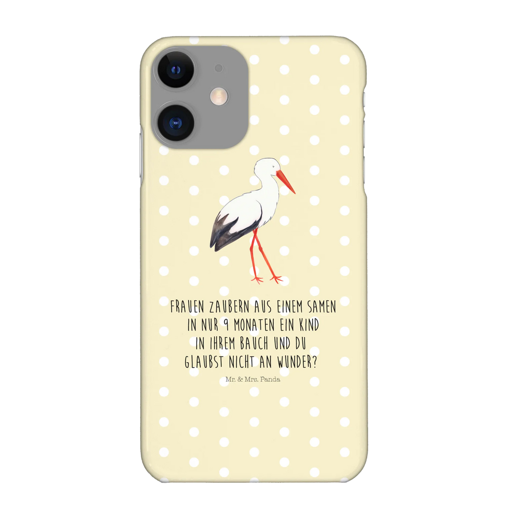 Handyhülle Storch Handyhülle, Handycover, Cover, Handy, Hülle, Iphone 10, Iphone X, Tiermotive, Gute Laune, lustige Sprüche, Tiere, Storch, Störche, Schwangerschaft, Geburt, Mutter, Mütter, Mutter werden, Schwanger, Babybauch, Baby