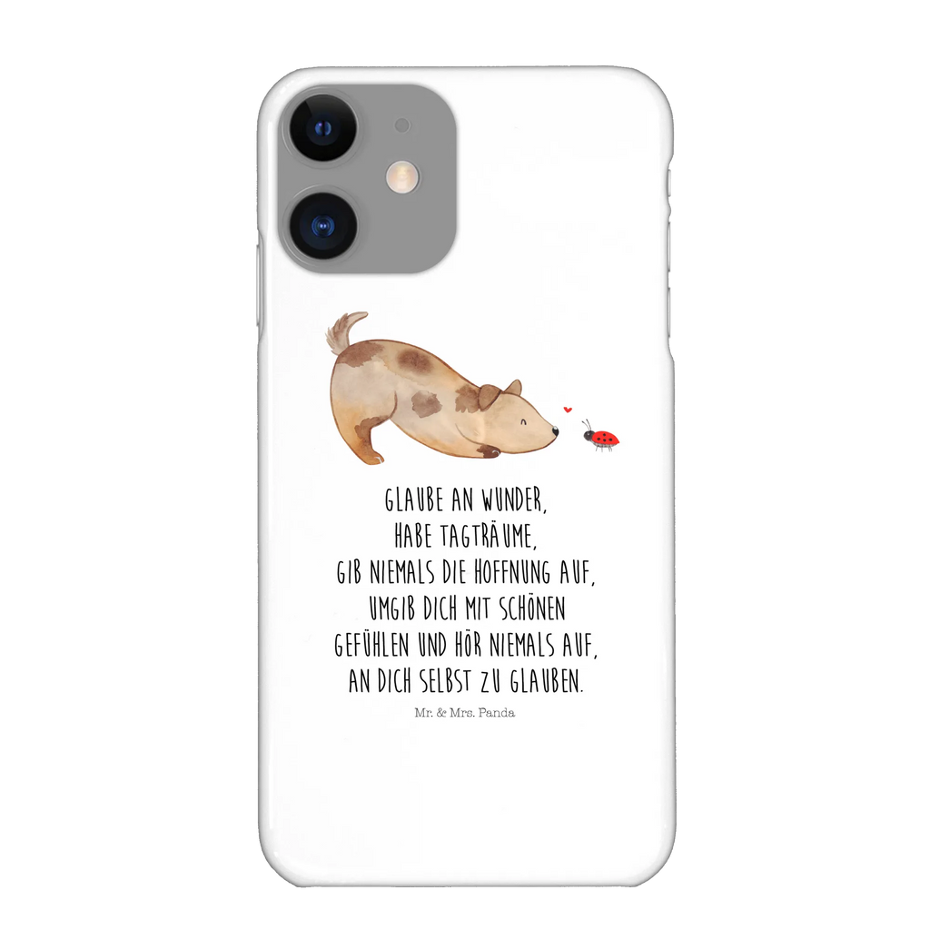 Handyhülle Hund Marienkäfer Handyhülle, Handycover, Cover, Handy, Hülle, Iphone 10, Iphone X, Hund, Hundemotiv, Haustier, Hunderasse, Tierliebhaber, Hundebesitzer, Sprüche, Hunde, Hundespruch, Marienkäfer, Mischling, Mischlinghund