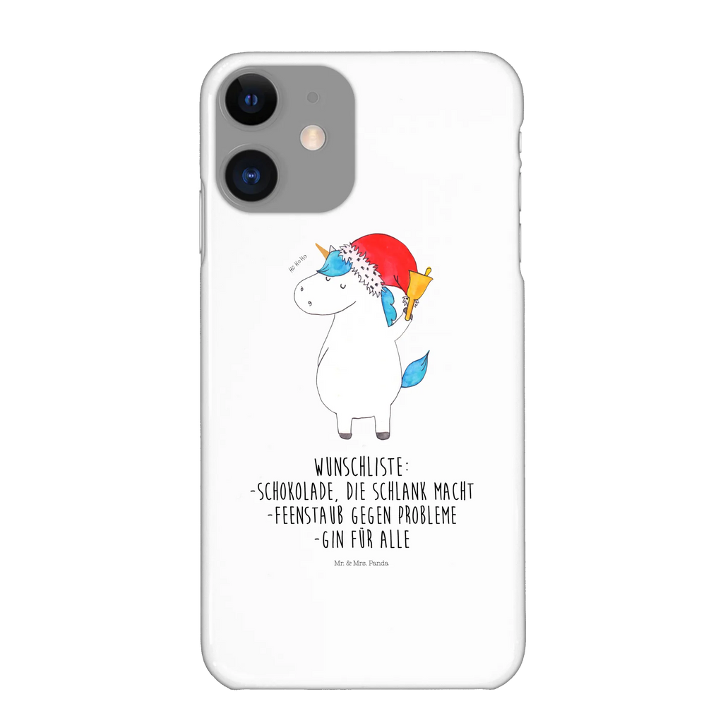 Handyhülle Einhorn Weihnachtsmann Handyhülle, Handycover, Cover, Handy, Hülle, Iphone 10, Iphone X, Einhorn, Einhörner, Einhorn Deko, Pegasus, Unicorn, Gin, Schokolade, Schoki, Weihnachten, Weihnachtsmann, Nikolaus, Wunschzettel, Wunschliste, Feenstaub