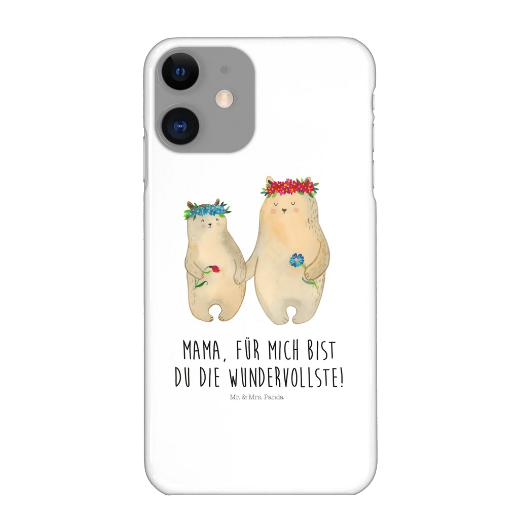 Handyhülle Bären mit Blumenkranz Handyhülle, Handycover, Cover, Handy, Hülle, Iphone 10, Iphone X, Familie, Vatertag, Muttertag, Bruder, Schwester, Mama, Papa, Oma, Opa, Bär, Bären, Mutter, Mutti, Mami, Lieblingsmensch, Lieblingsmama, beste Mutter, weltbeste Mama, Geschenk Mama. Muttertag, Tochter, Kind, Kinder, Töchter, Family, Vorbild