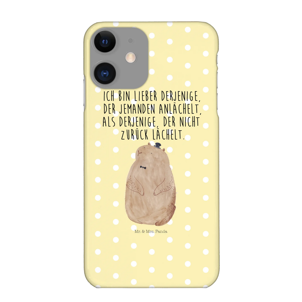 Handyhülle Murmeltier Handyhülle, Handycover, Cover, Handy, Hülle, Iphone 10, Iphone X, Tiermotive, Gute Laune, lustige Sprüche, Tiere, Murmeltier, Knigge, Fröhlichkeit, Freundlichkeit, Respekt, Anstand