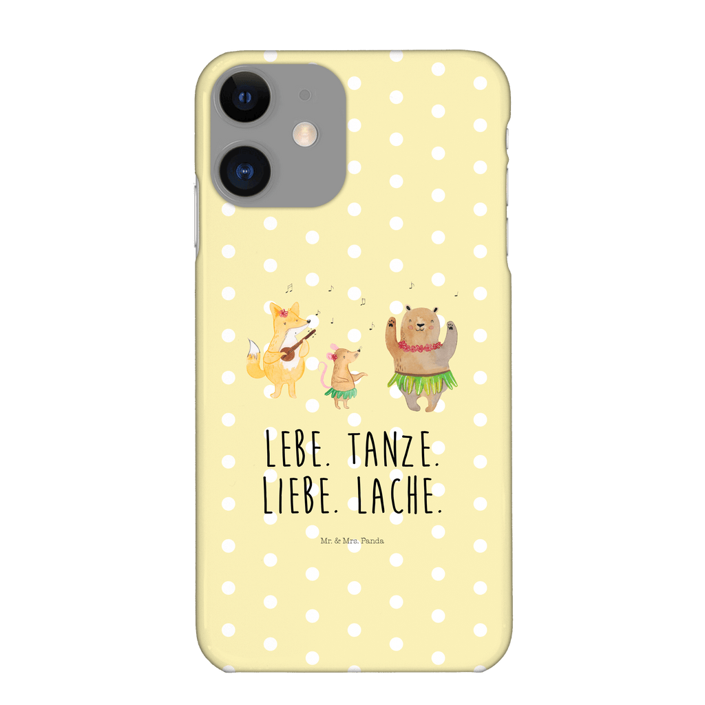 Handyhülle Waldtiere Aloha Handyhülle, Handycover, Cover, Handy, Hülle, Iphone 10, Iphone X, Tiermotive, Gute Laune, lustige Sprüche, Tiere, Wald, Waldtiere, Musik, Aloha, Bär, Hase, Igel, Tanzen, Leben, Lachen