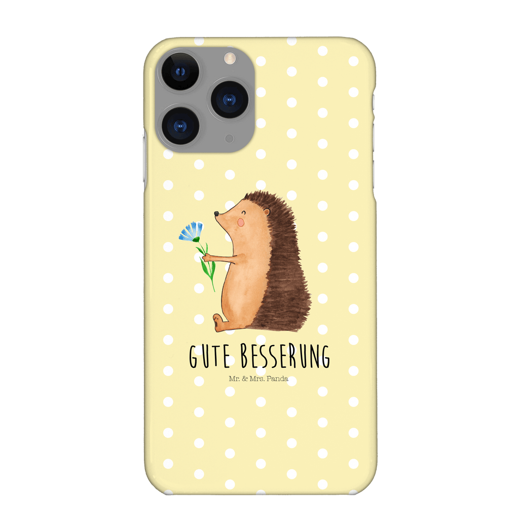 Handyhülle Igel Blumen Handyhülle, Handycover, Cover, Handy, Hülle, Iphone 10, Iphone X, Tiermotive, Gute Laune, lustige Sprüche, Tiere, Igel, Gute Besserung, Genesungswünsche, Krankheit, Krankenhaus, krank, Besuch