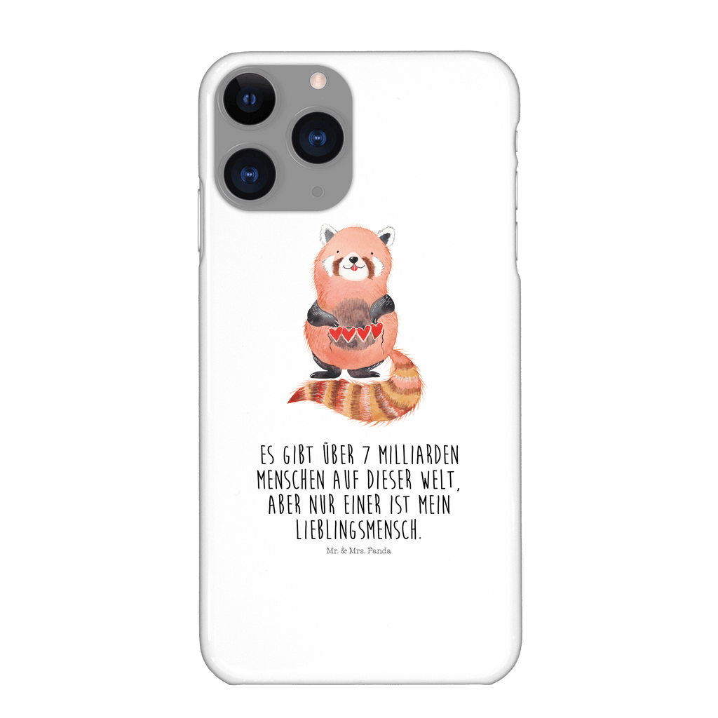 Handyhülle Roter Panda Handyhülle, Handycover, Cover, Handy, Hülle, Iphone 10, Iphone X, Tiermotive, Gute Laune, lustige Sprüche, Tiere, Panda, Liebe, Rot, Herz, Liebling, Lieblingsmensch