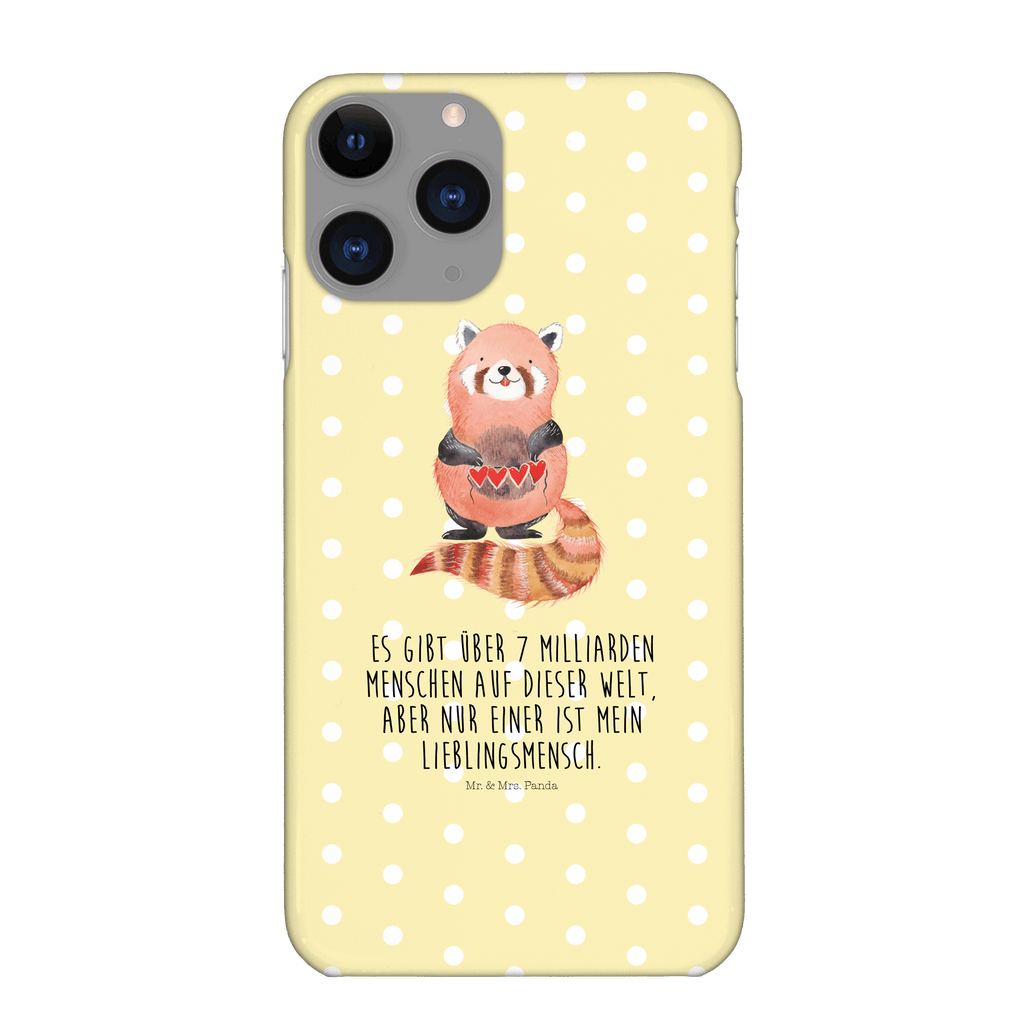 Handyhülle Roter Panda Handyhülle, Handycover, Cover, Handy, Hülle, Iphone 10, Iphone X, Tiermotive, Gute Laune, lustige Sprüche, Tiere, Panda, Liebe, Rot, Herz, Liebling, Lieblingsmensch