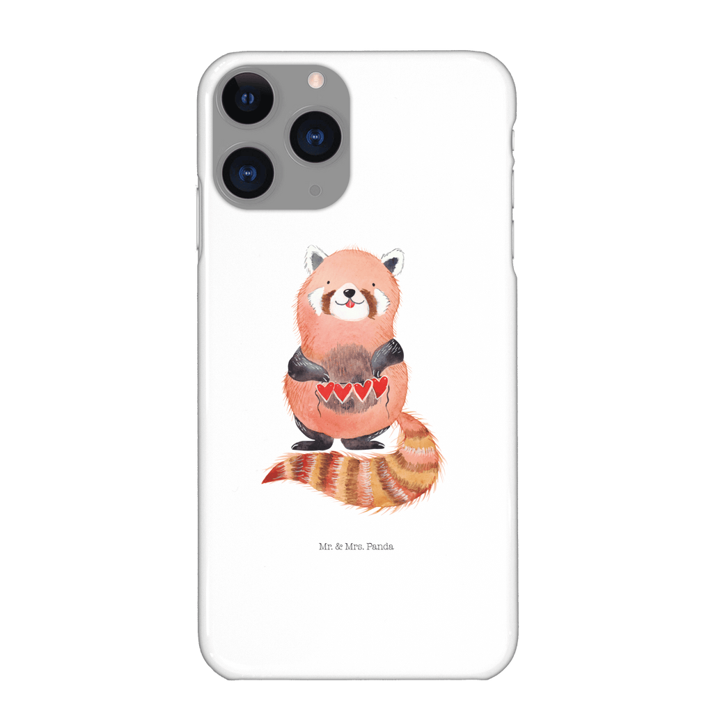 Handyhülle Roter Panda Handyhülle, Handycover, Cover, Handy, Hülle, Iphone 10, Iphone X, Tiermotive, Gute Laune, lustige Sprüche, Tiere, Panda, Liebe, Rot, Herz, Liebling, Lieblingsmensch