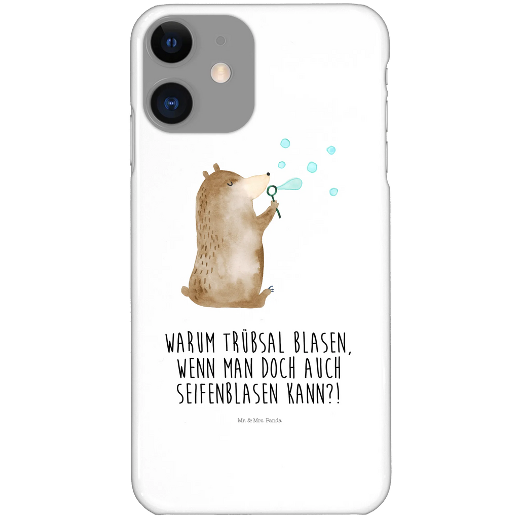 Handyhülle Bär Seifenblasen Handyhülle, Handycover, Cover, Handy, Hülle, Iphone 10, Iphone X, Bär, Teddy, Teddybär, Seifenblasen Bär Lustig Sein Glücklich Traurig Happy