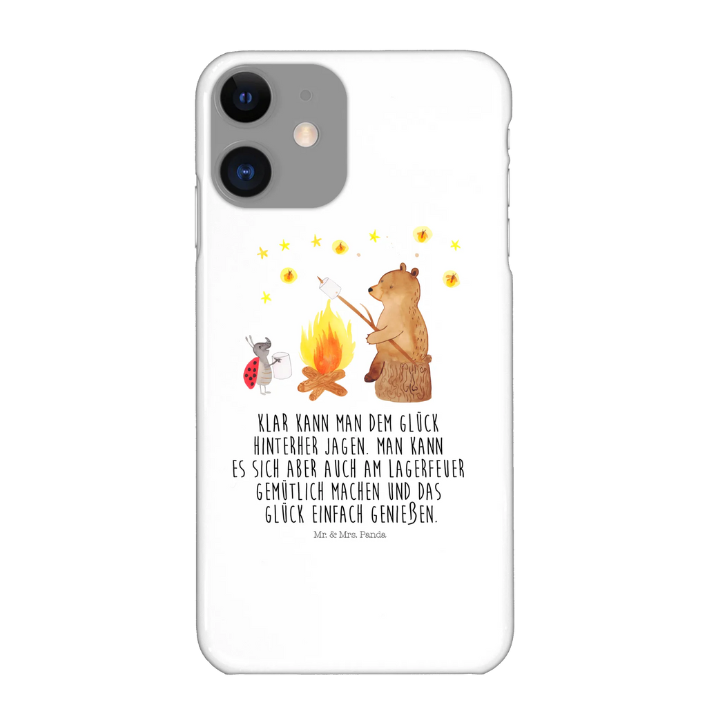 Handyhülle Bär & Marienkäfer Lagerfeuer Handyhülle, Handycover, Cover, Handy, Hülle, Iphone 10, Iphone X, Bär, Teddy, Teddybär, Lagerfeuer