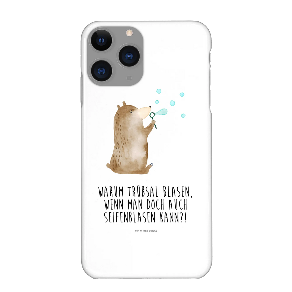 Handyhülle Bär Seifenblasen Handyhülle, Handycover, Cover, Handy, Hülle, Iphone 10, Iphone X, Bär, Teddy, Teddybär, Seifenblasen Bär Lustig Sein Glücklich Traurig Happy