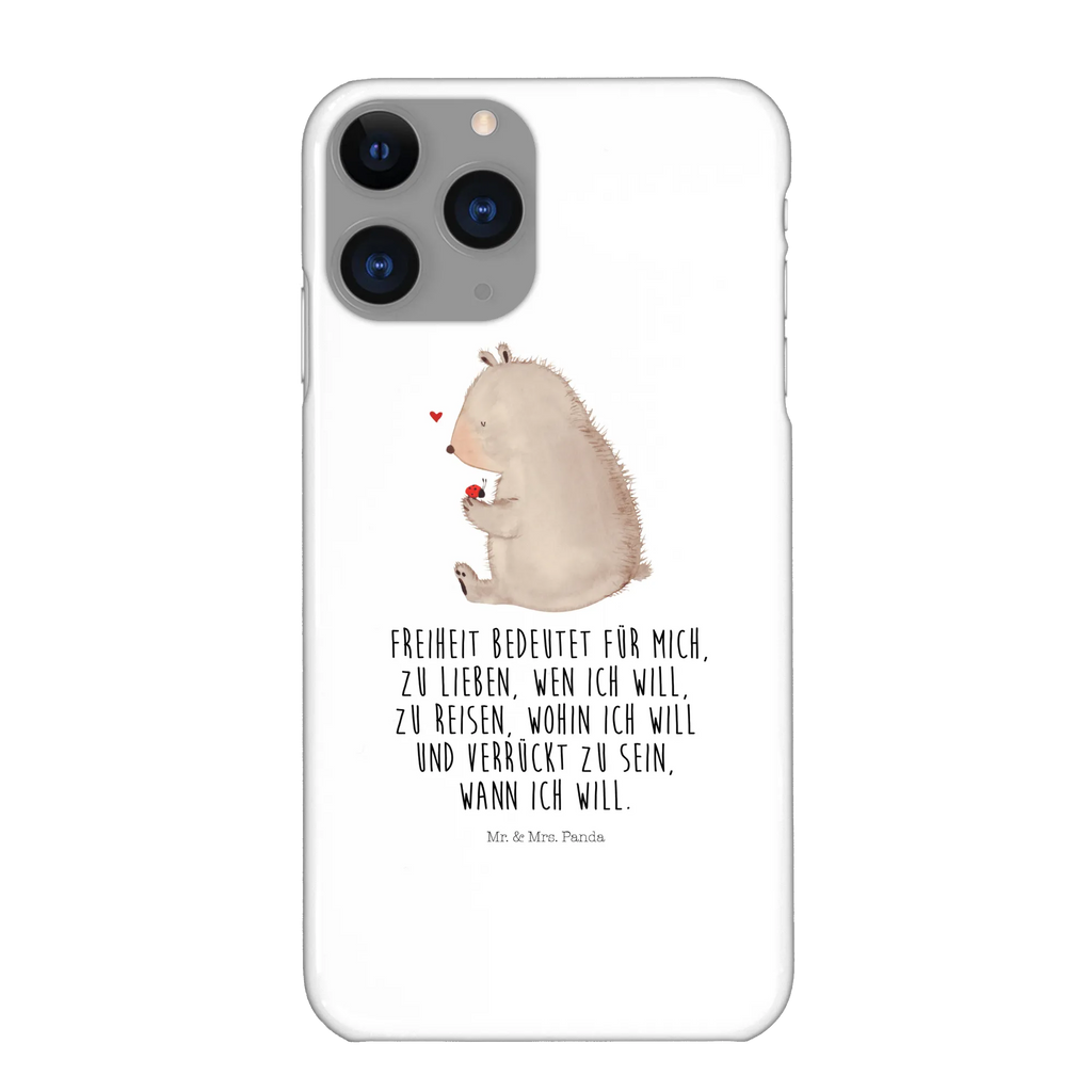 Handyhülle Bär Marienkäfer Handyhülle, Handycover, Cover, Handy, Hülle, Iphone 10, Iphone X, Bär, Teddy, Teddybär, Marienkäfer, Liebe, Freiheit, Motivation, Das Leben ist schön