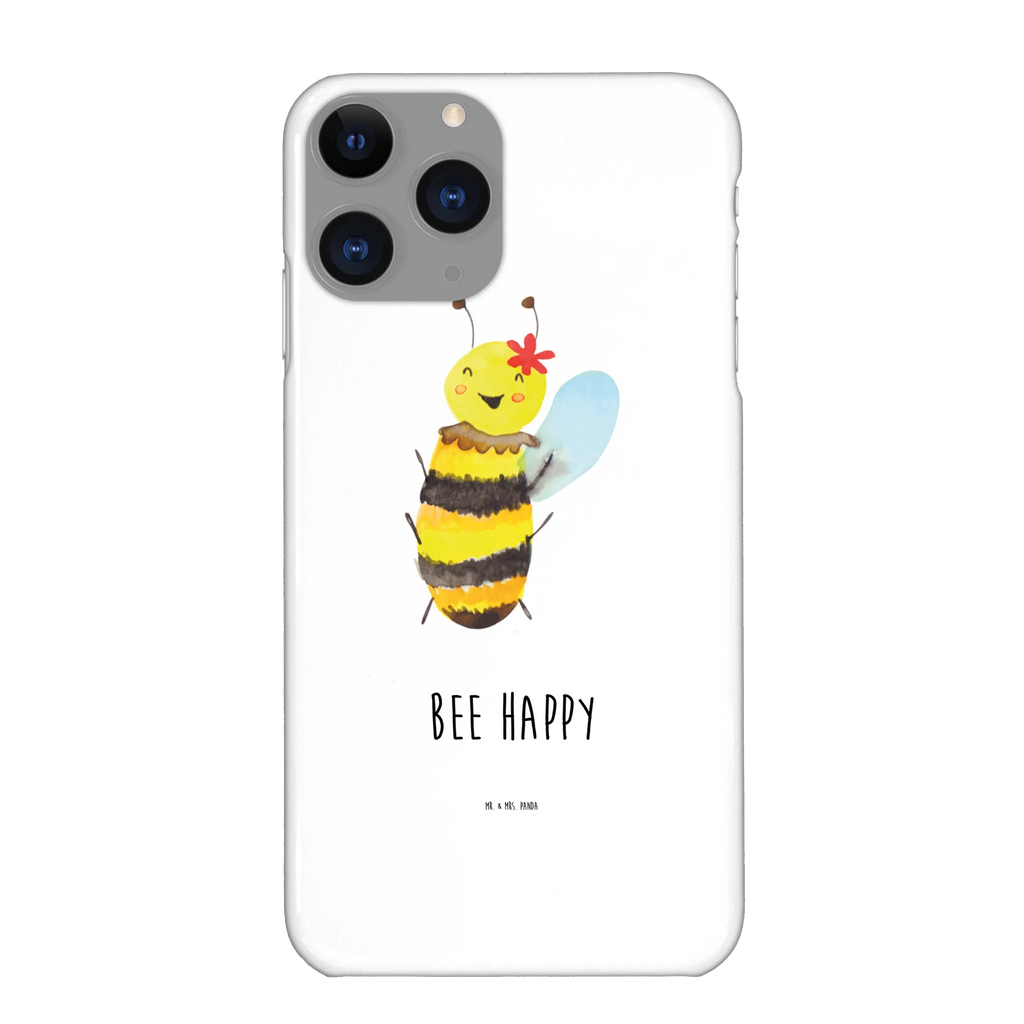 Handyhülle Biene Happy Handyhülle, Handycover, Cover, Handy, Hülle, Samsung Galaxy S8 plus, Biene, Wespe, Hummel