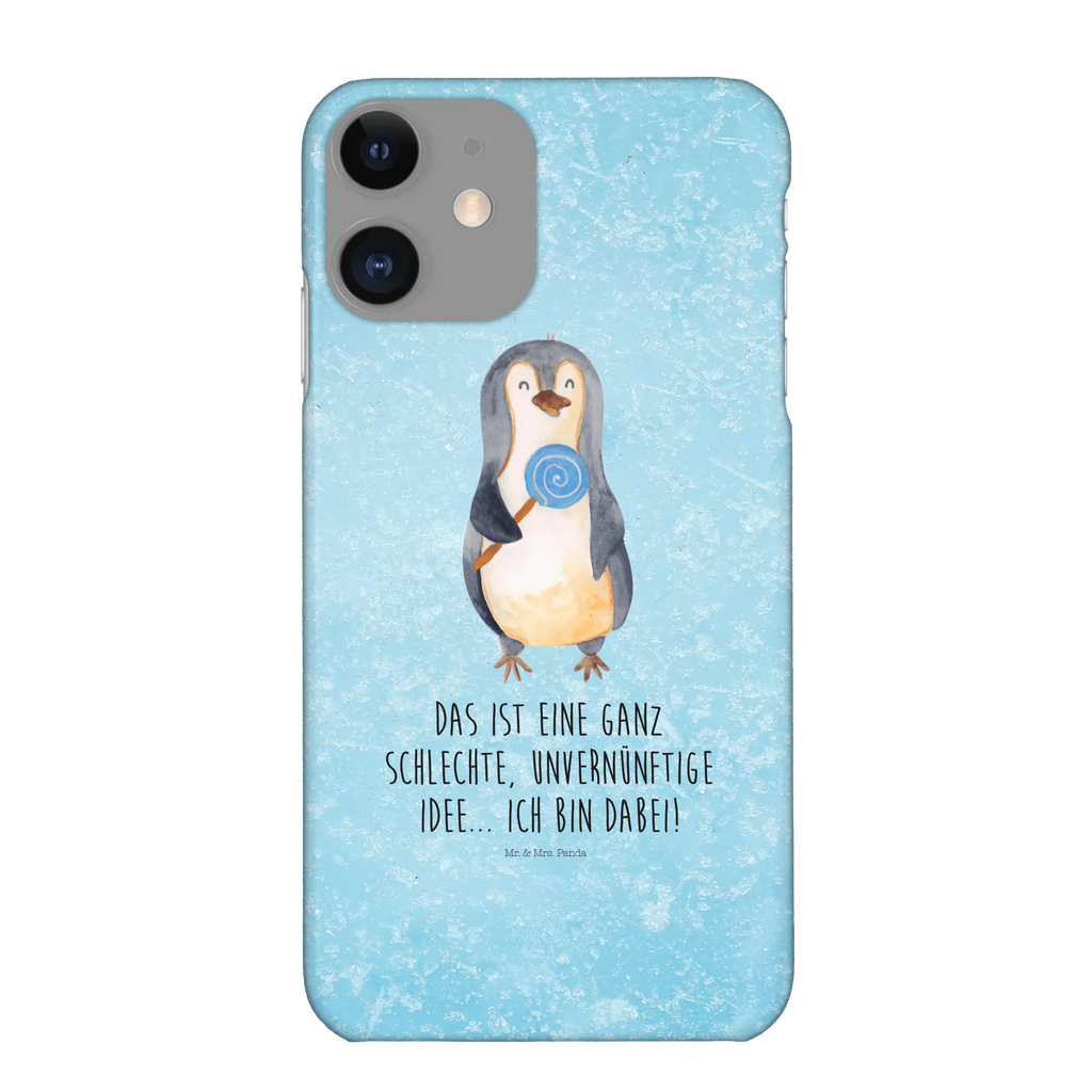 Handyhülle Pinguin Lolli Handyhülle, Handycover, Cover, Handy, Hülle, Iphone 10, Iphone X, Pinguin, Pinguine, Lolli, Süßigkeiten, Blödsinn, Spruch, Rebell, Gauner, Ganove, Rabauke