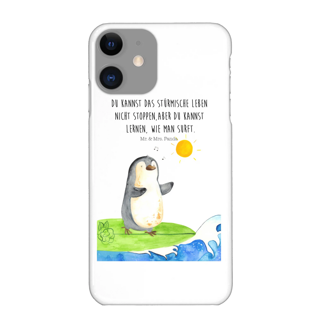 Handyhülle Pinguin Surfer Handyhülle, Handycover, Cover, Handy, Hülle, Iphone 10, Iphone X, Pinguin, Pinguine, surfen, Surfer, Hawaii, Urlaub, Wellen, Wellen reiten, Portugal