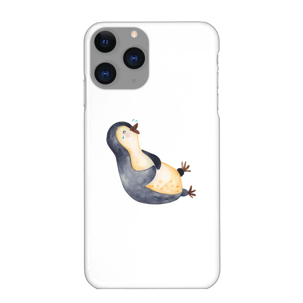 Handyhülle Pinguin Lachen Handyhülle, Handycover, Cover, Handy, Hülle, Iphone 10, Iphone X, Pinguin, Pinguine, lustiger Spruch, Optimismus, Fröhlich, Lachen, Humor, Fröhlichkeit