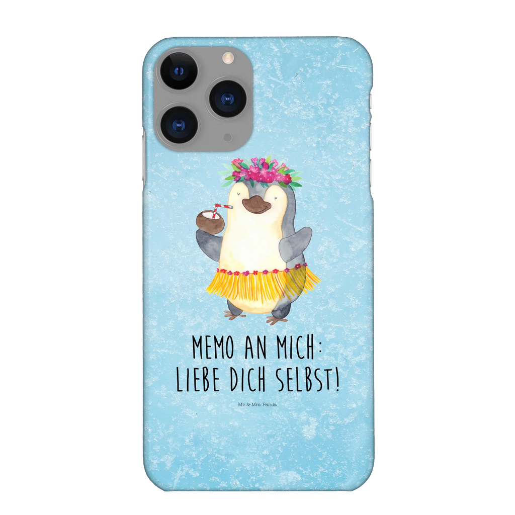 Handyhülle Pinguin Kokosnuss Handyhülle, Handycover, Cover, Handy, Hülle, Iphone 10, Iphone X, Pinguin, Aloha, Hawaii, Urlaub, Kokosnuss, Pinguine