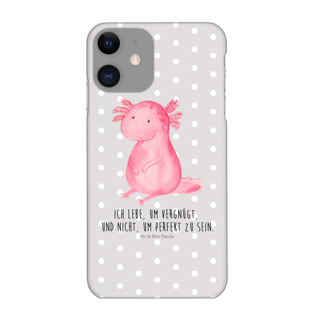 Handyhülle Axolotl null Handyhülle, Handycover, Cover, Handy, Hülle, Iphone 10, Iphone X, Axolotl, Molch, Axolot, vergnügt, fröhlich, zufrieden, Lebensstil, Weisheit, Lebensweisheit, Liebe, Freundin