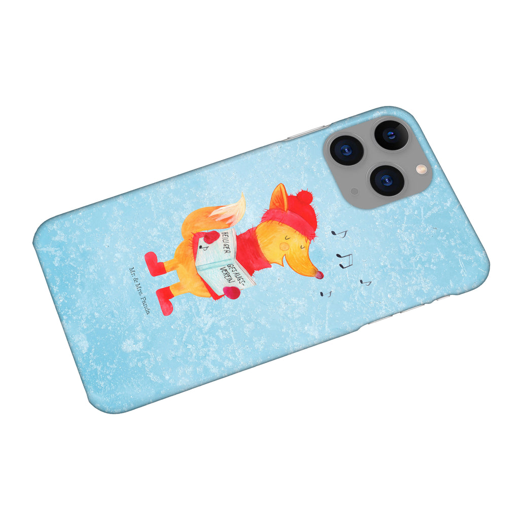 Handyhülle Fuchs Sänger Handyhülle, Handycover, Cover, Handy, Hülle, Iphone 10, Iphone X, Winter, Weihnachten, Weihnachtsdeko, Nikolaus, Advent, Heiligabend, Wintermotiv, Fuchs, Füchse, Sänger, Geschenk Sänger, Singen, Weihnachtslieder