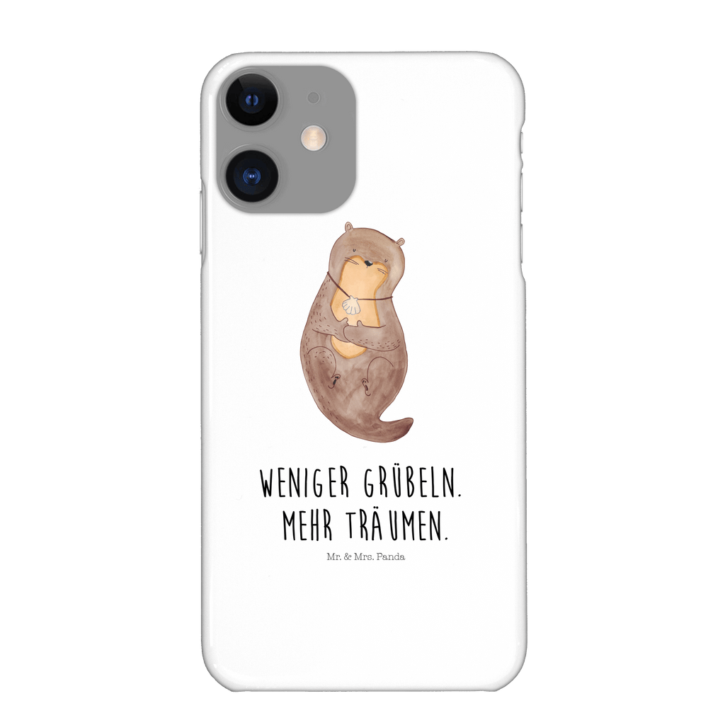 Handyhülle Otter Muschel Handyhülle, Handycover, Cover, Handy, Hülle, Iphone 10, Iphone X, Otter, Fischotter, Seeotter, Otterliebe, grübeln, träumen, Motivation, Tagträumen, Büro